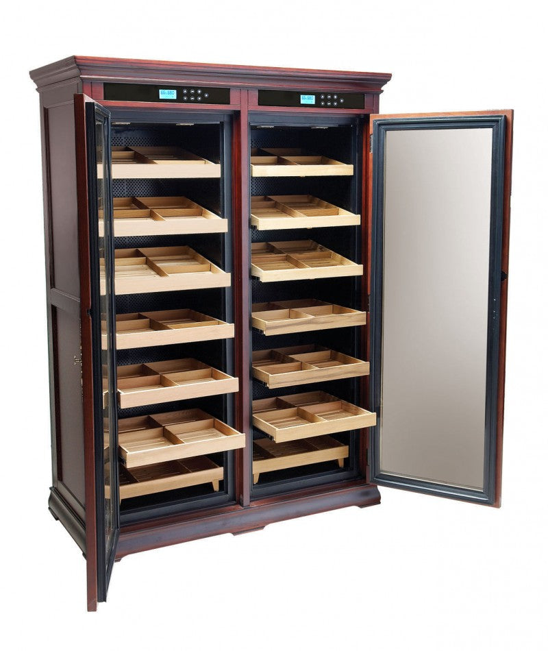 4000 Cigar Dark Cherry Electric Cigar Cabinet Humidor – Reagan.