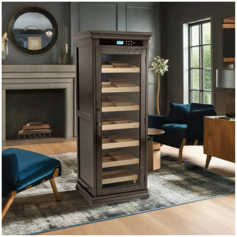2000 Cigar Count Espresso Finish Cigar Humidor – Remington Series.