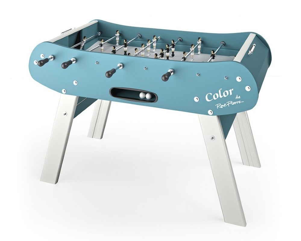 Deluxe Turquoise Foosball Table by René Pierre