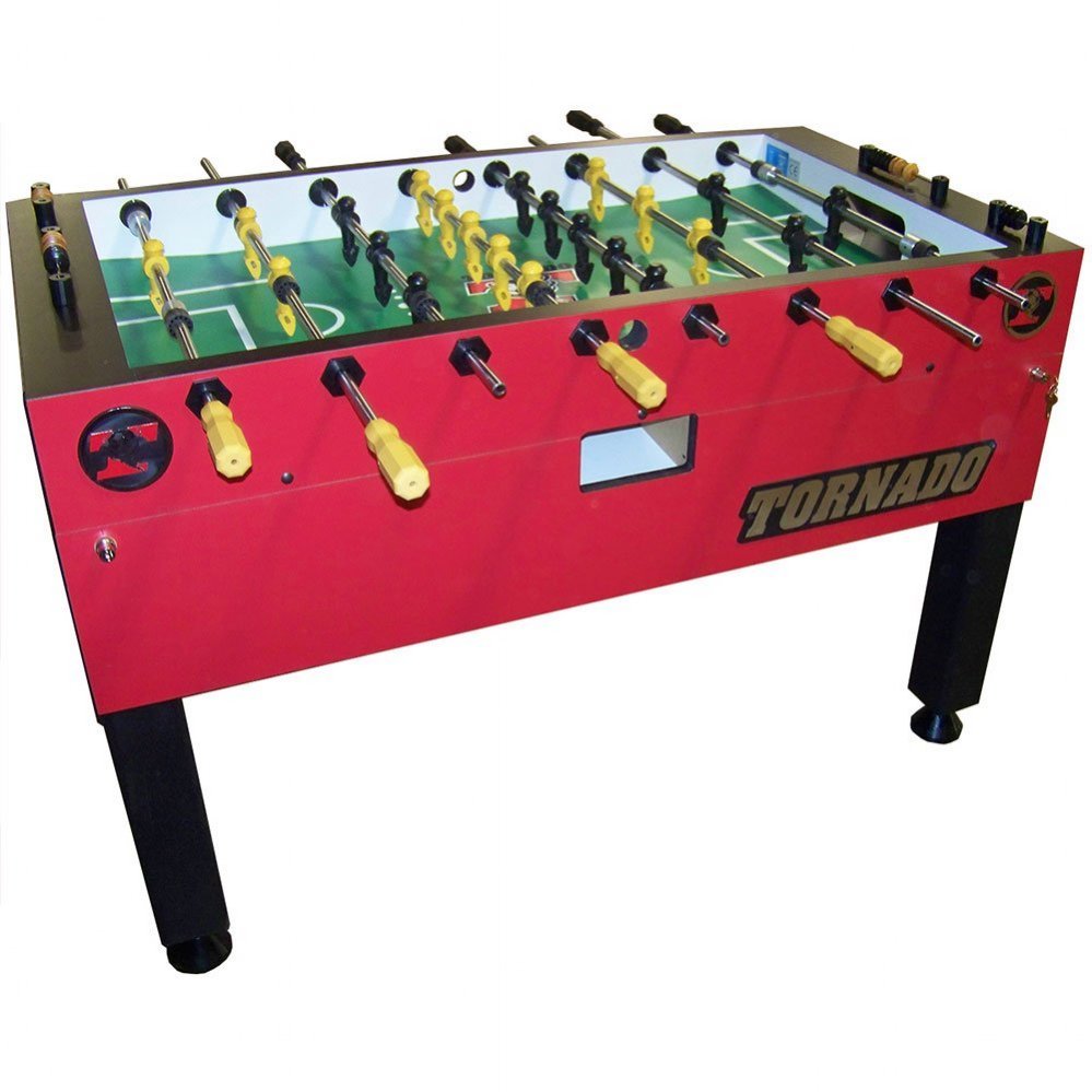 T3000 / Tournament 3000 (Non Coin) Foosball Table by Tornado - Red by Tornado - Foosball Tables