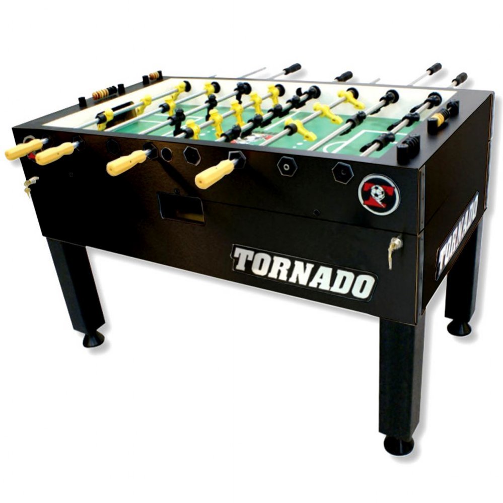 T3000 / Tournament 3000 (Non Coin) Foosball Table by Tornado - Black