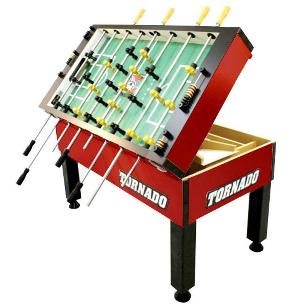 T3000 / Tournament 3000 (Non Coin) Foosball Table by Tornado - Red