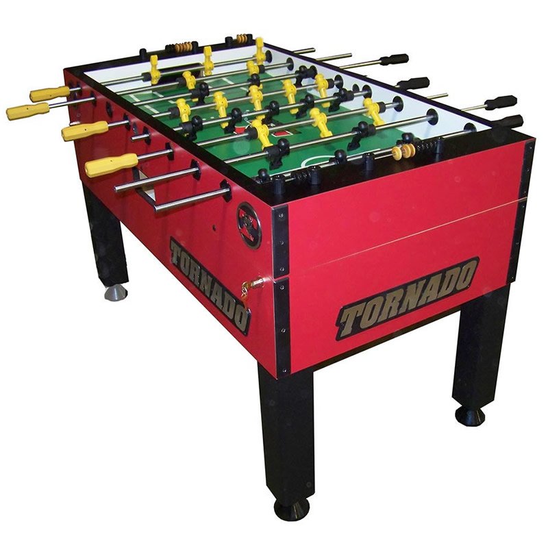 T3000 / Tournament 3000 (Non Coin) Foosball Table by Tornado - Red.