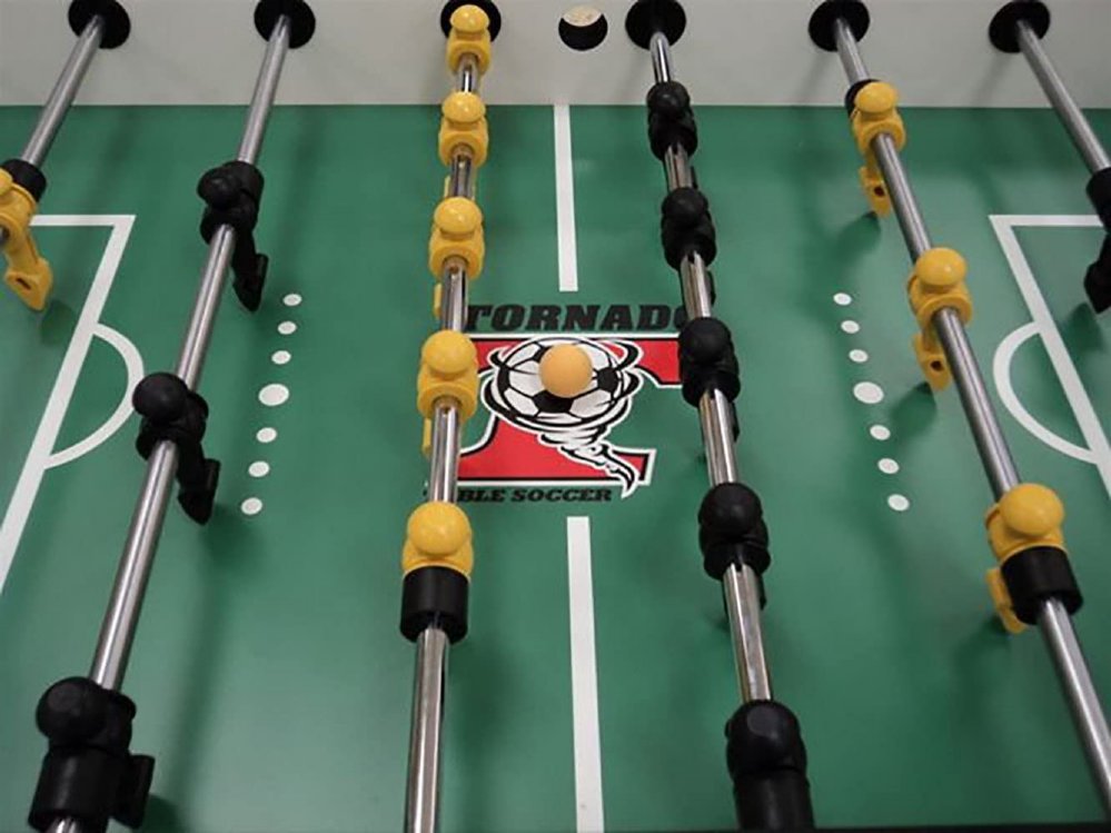 T3000 / Tournament 3000 (Non Coin) Foosball Table by Tornado - Silver