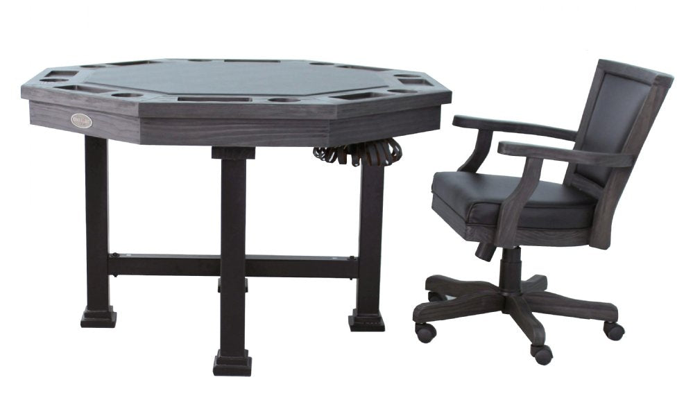 "The Urban" 3 in 1 Table - Octagon 48" w/Bumper Pool with SLATE bed