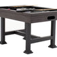 "The Urban" Rectangular SLATE Bumper Pool Table w/Optional Dining Top, Black