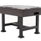 "The Urban" Rectangular SLATE Bumper Pool Table w/Optional Dining Top, Black