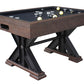 "The Weathered" Rectangular SLATE Bumper Pool Table w/Optional Card & Dining Top