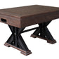 "The Weathered" Rectangular SLATE Bumper Pool Table w/Optional Card & Dining Top