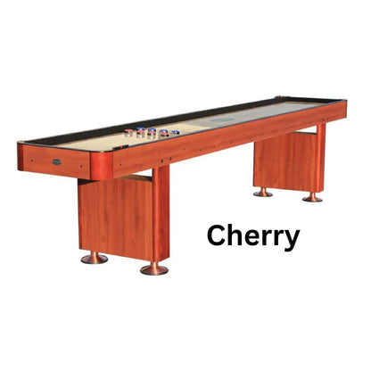 "The Standard" 9 Foot Shuffleboard Table by Berner Billiards in Cherry, Espresso or Black - Planet Game Rooms