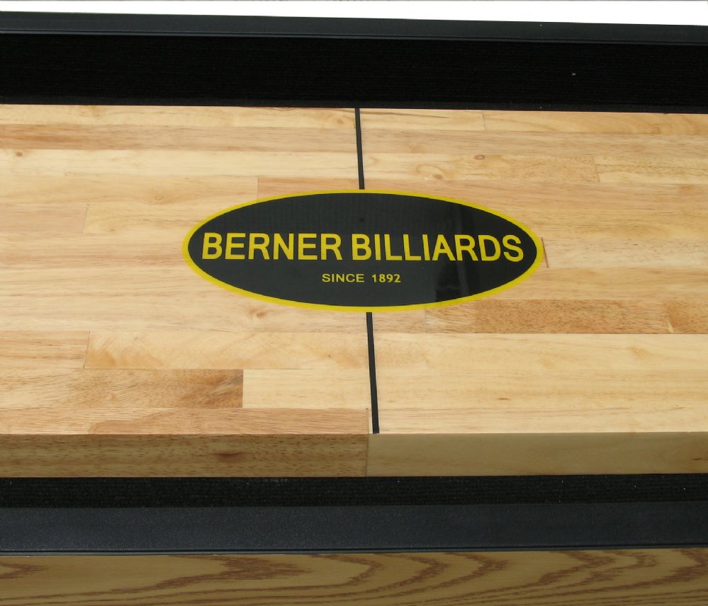 "The Standard" 12 Foot Shuffleboard Table by Berner Billiards in Cherry, Espresso or Black - Planet Game Rooms
