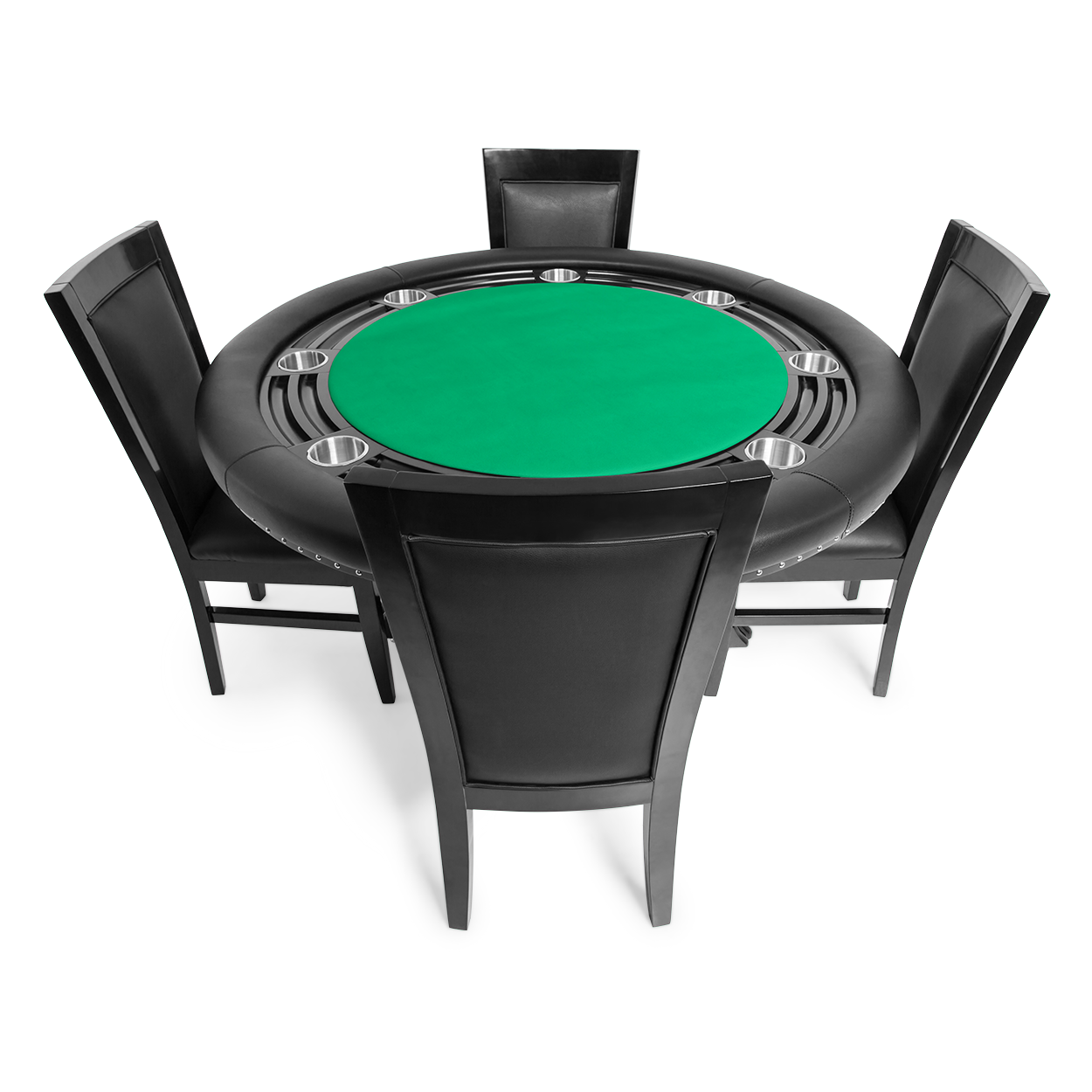 BBO The Nighthawk Round Poker Table - Planet Game Rooms