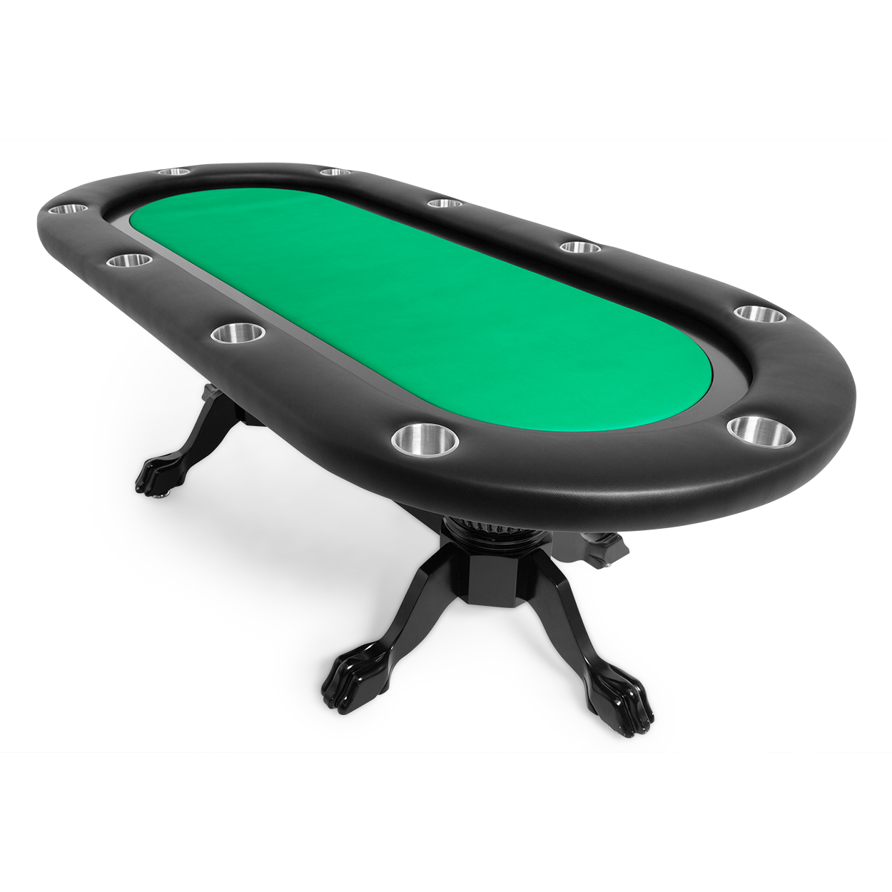 BBO The Elite Poker Table With Black Racetrack - Planet Game Rooms