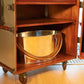 Authentic Models Mahogany Champagne Luggage Bar