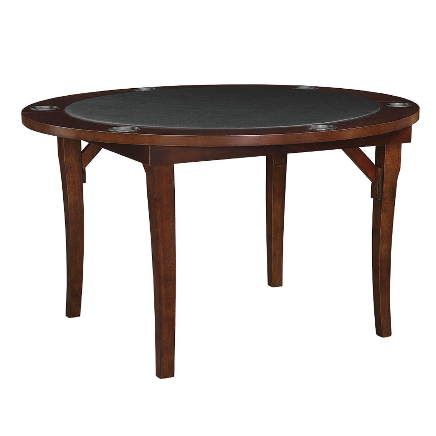 RAM Game Room 48" Folding Game Table - Cappuccino.