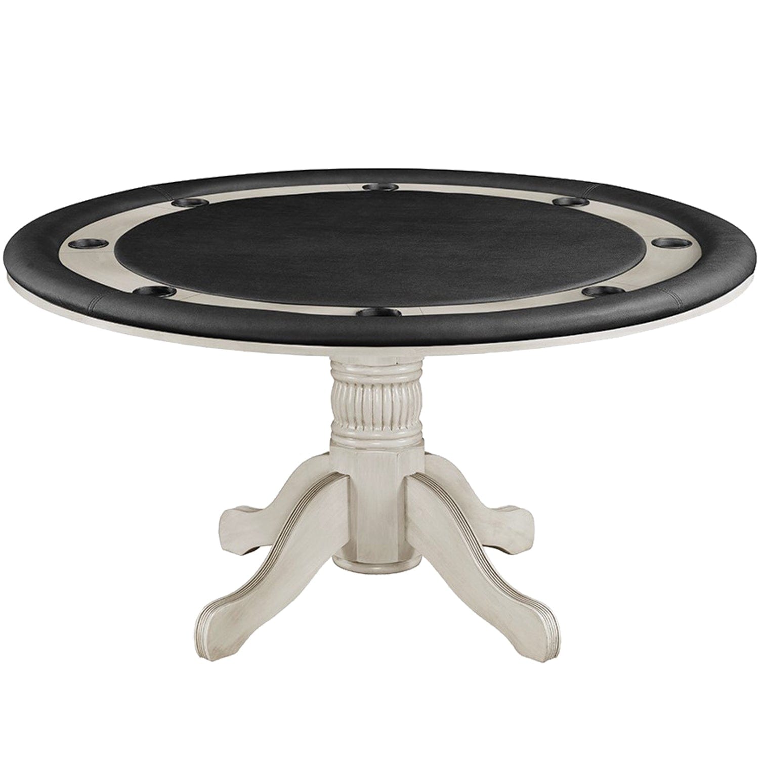 RAM Game Room 60" Game & Dining Table - Antique White.