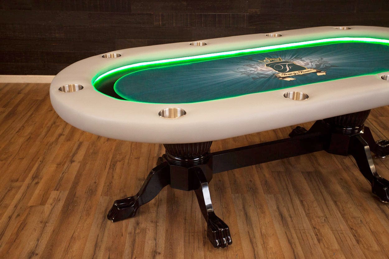 BBO Elite Alpha (LED) Poker Table - Planet Game Rooms