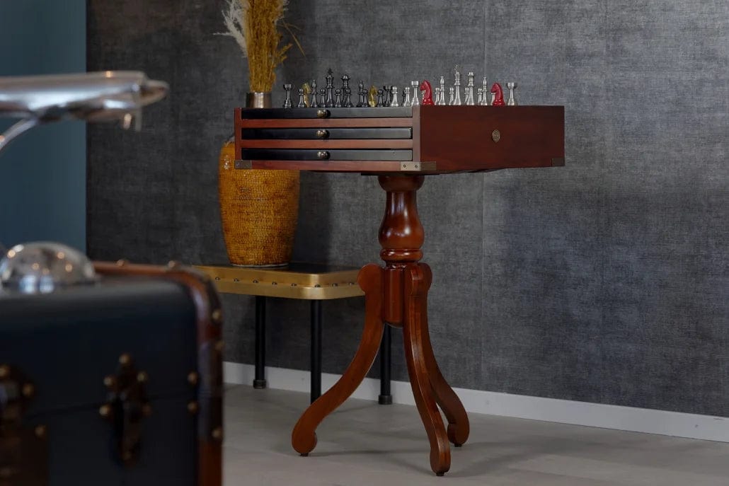 Authentic Models Side Table w/ Game Board.