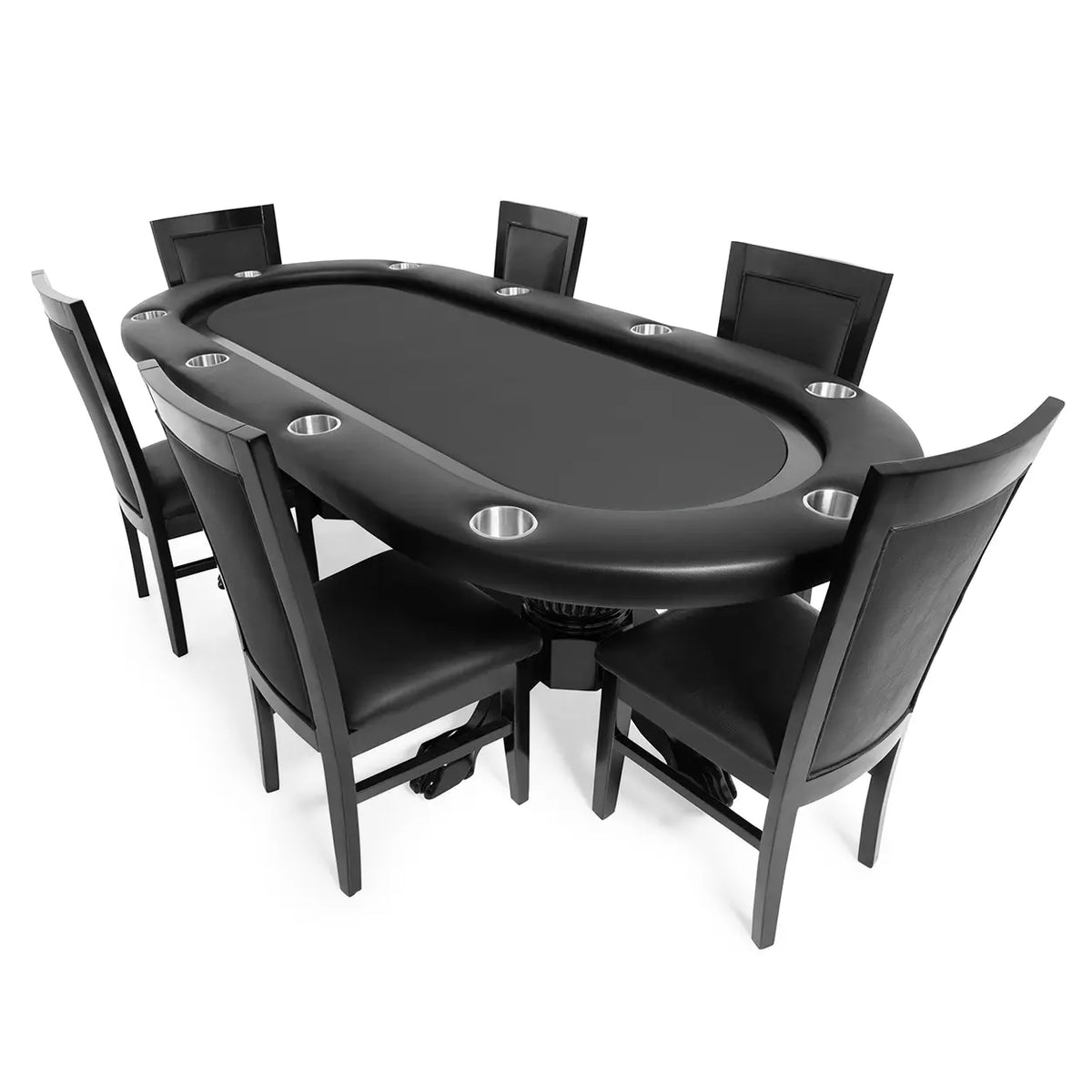 BBO The Elite Poker Table With Black Racetrack.
