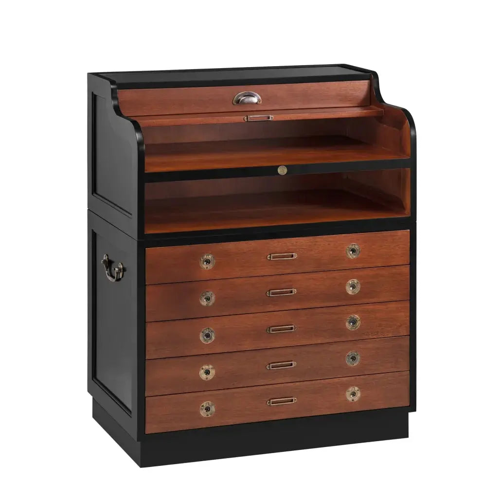 Secretaire 'Grand Hotel' Desk & Cabinet by Authentic Models.
