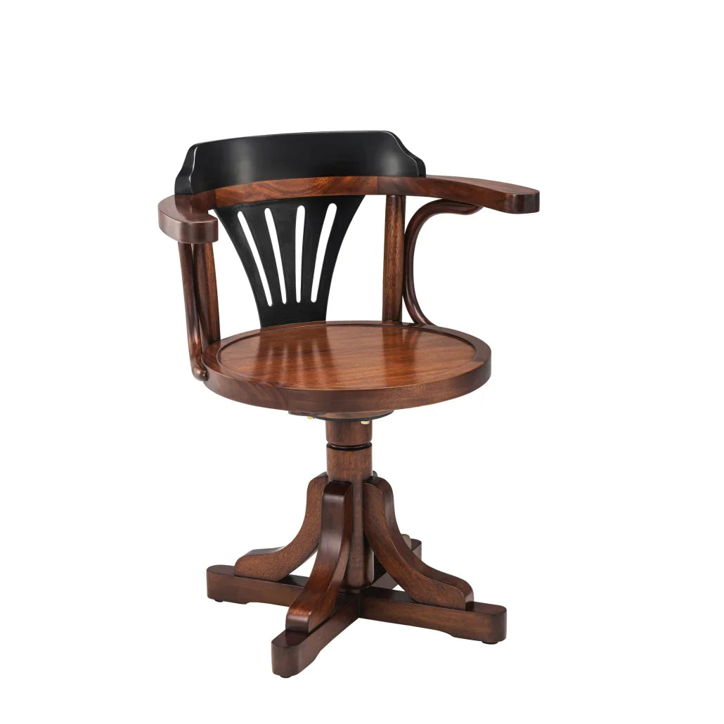 Purser's Hardwood Desk Chair by Authentic Models, Honey