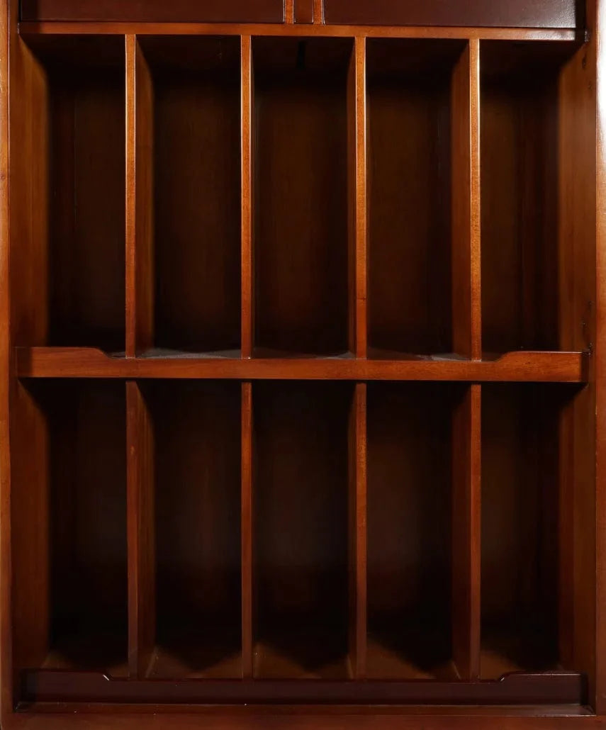 Authentic Models Mahogany Champagne Luggage Bar.