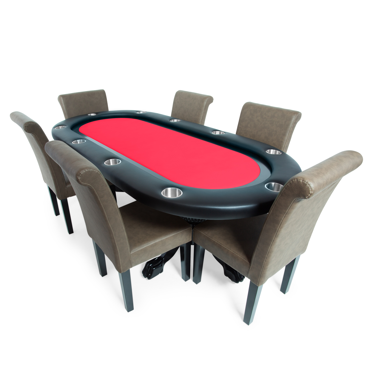 BBO The Elite Poker Table With Black Racetrack - Planet Game Rooms