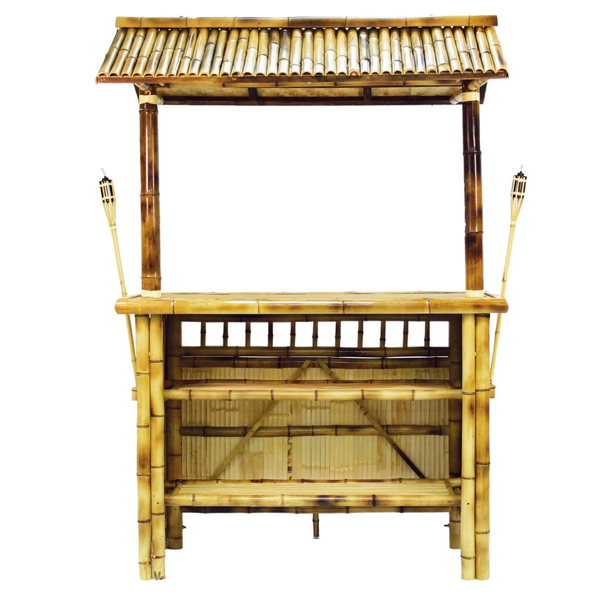 RAM Game Room 60&quot; Bamboo Tiki Bar.