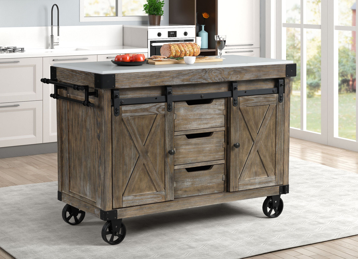 ACME Kitchen Islands ACME Alforvott Serving Cart AC00185