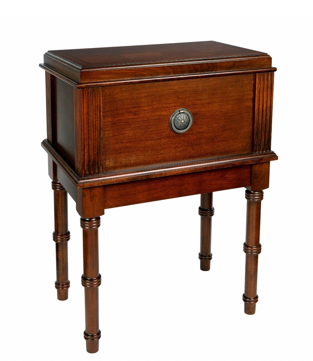 Humidor Supreme 300 Ct. San Marco Antique Table Cigar Humidor, Walnut Finish.