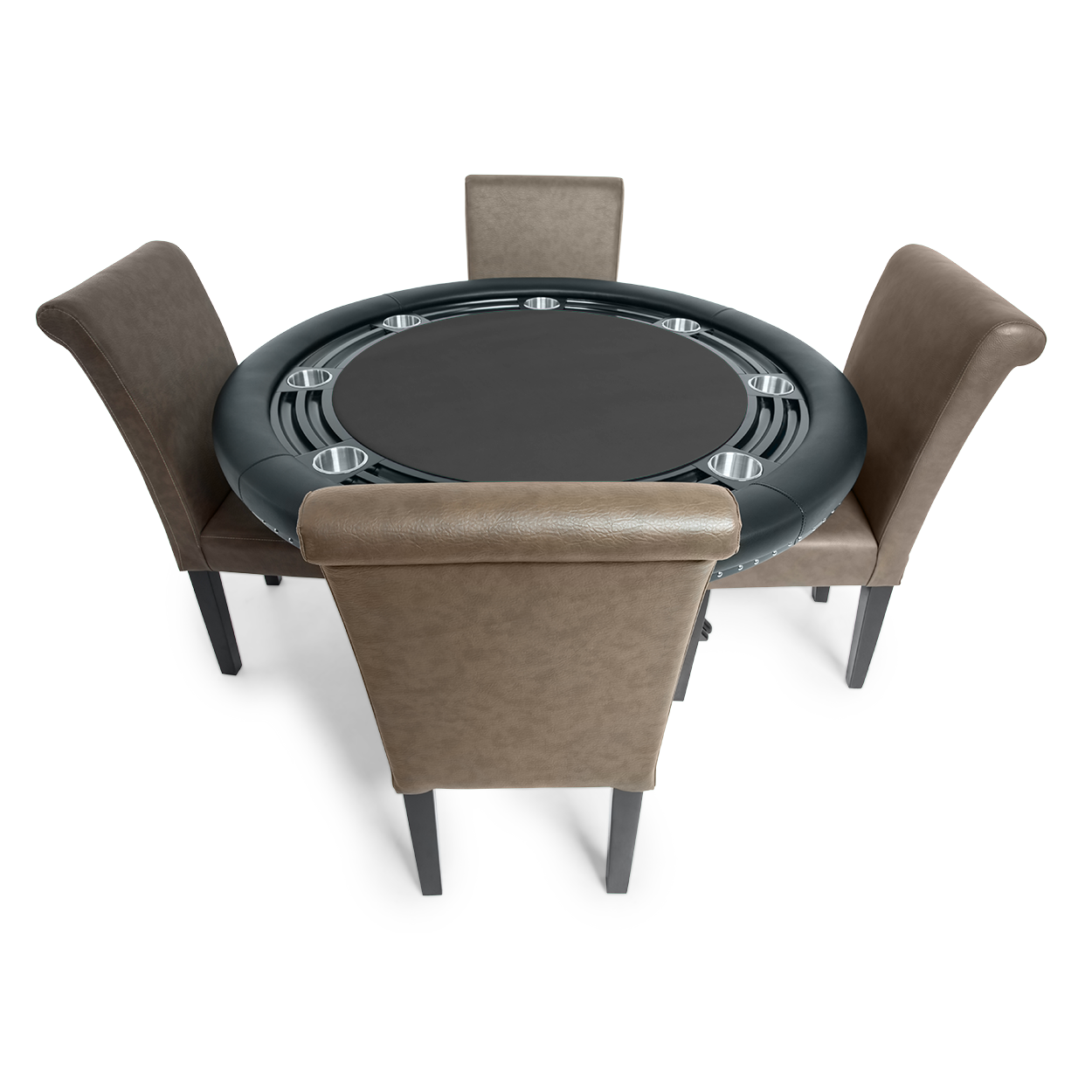 BBO The Nighthawk Round Poker Table - Planet Game Rooms