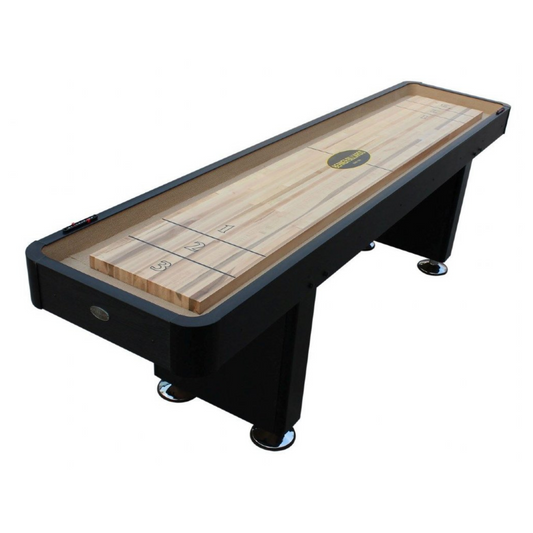 "The Standard" 12 Foot Shuffleboard Table by Berner Billiards in Cherry, Espresso or Black - Planet Game Rooms