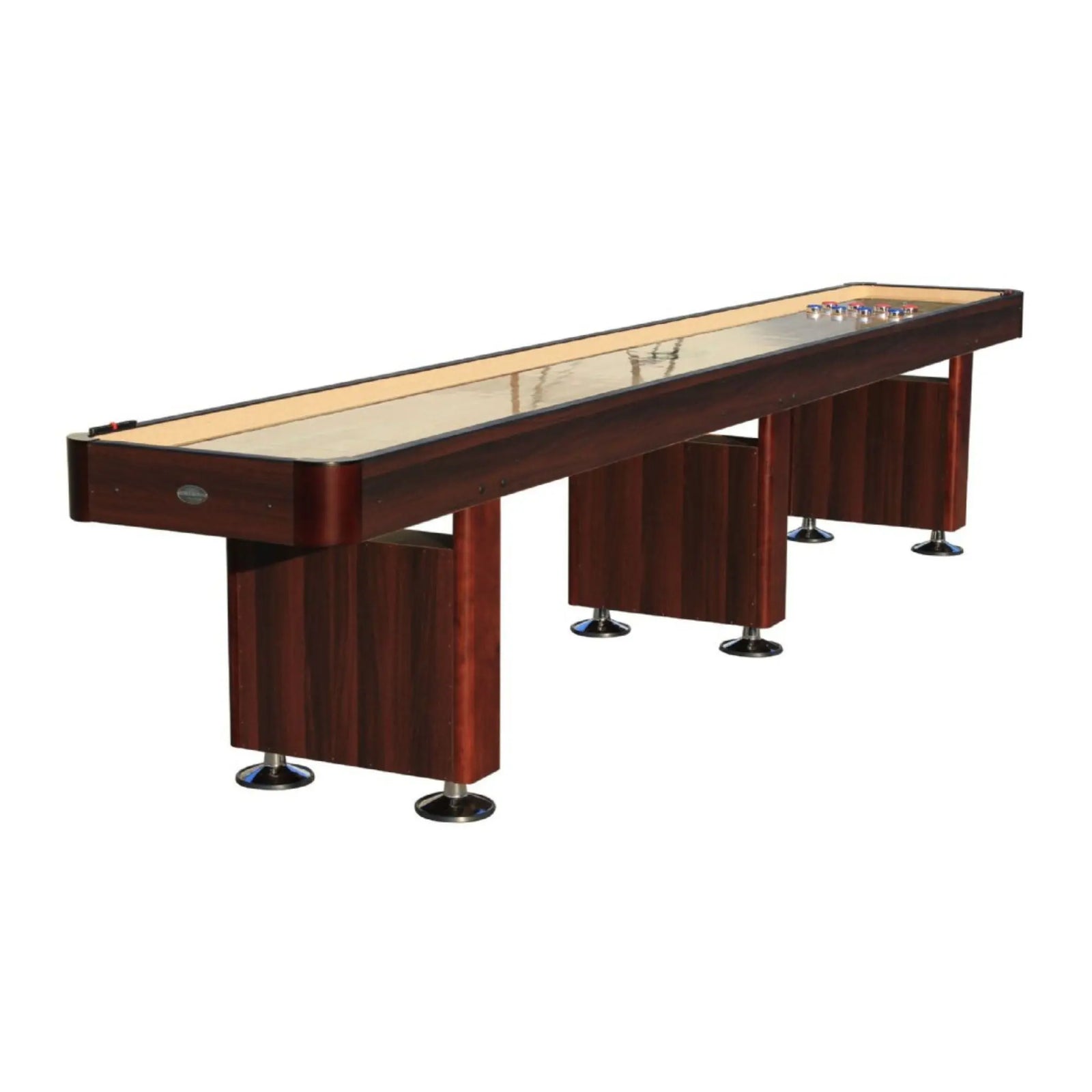 "The Standard" 16 Foot Shuffleboard Table by Berner Billiards in Espresso or Black.