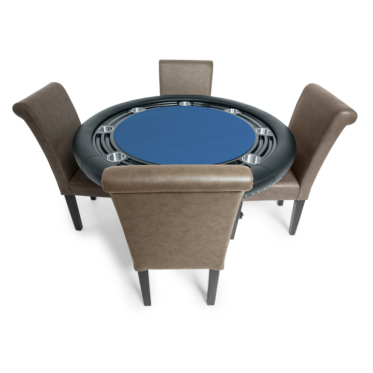 BBO The Nighthawk Round Poker Table - Planet Game Rooms