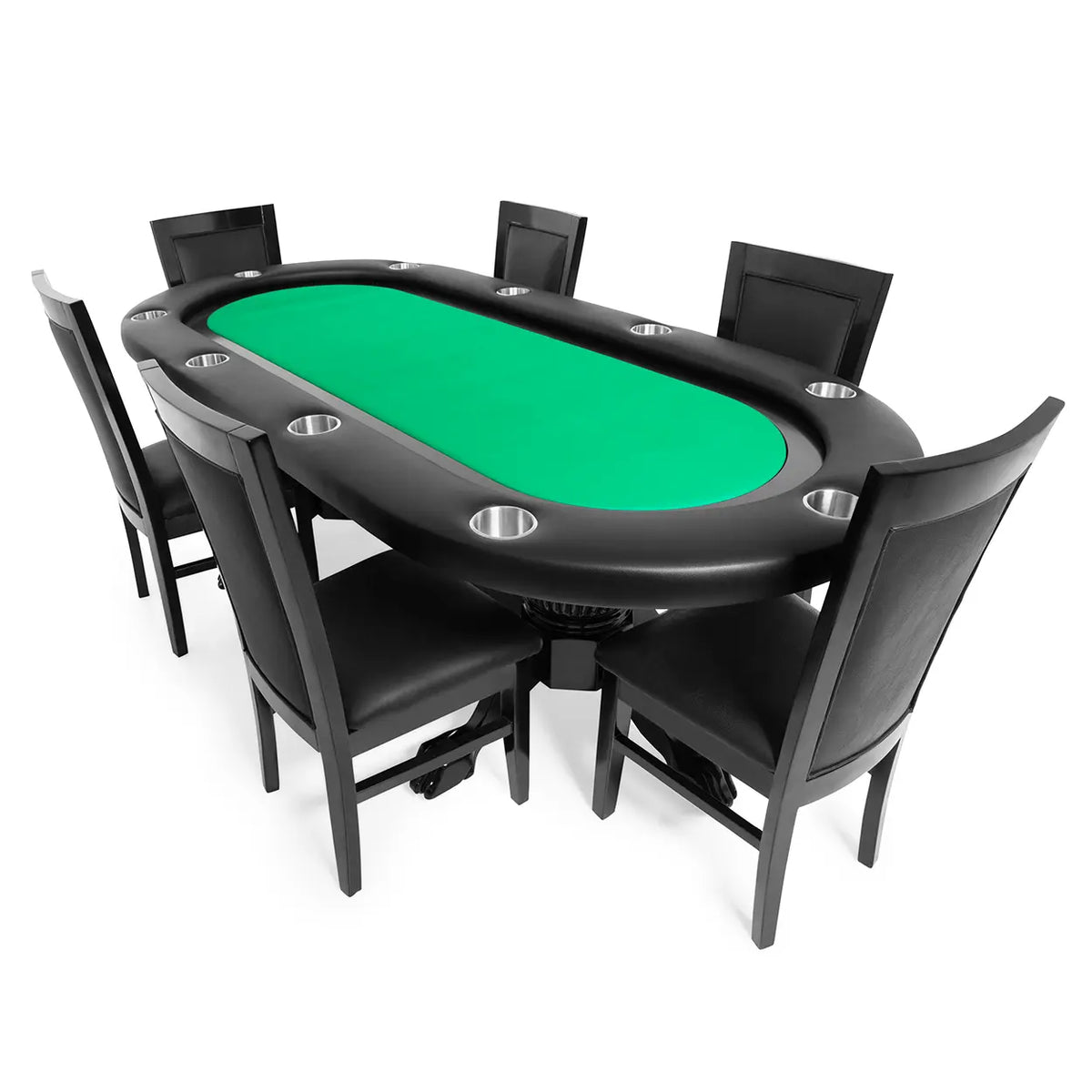 BBO The Elite Poker Table With Black Racetrack.