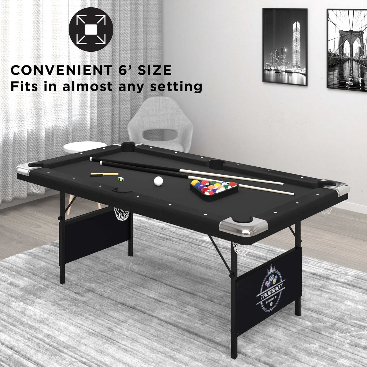 Fat Cat Trueshot 6.5 ft Pool Table.
