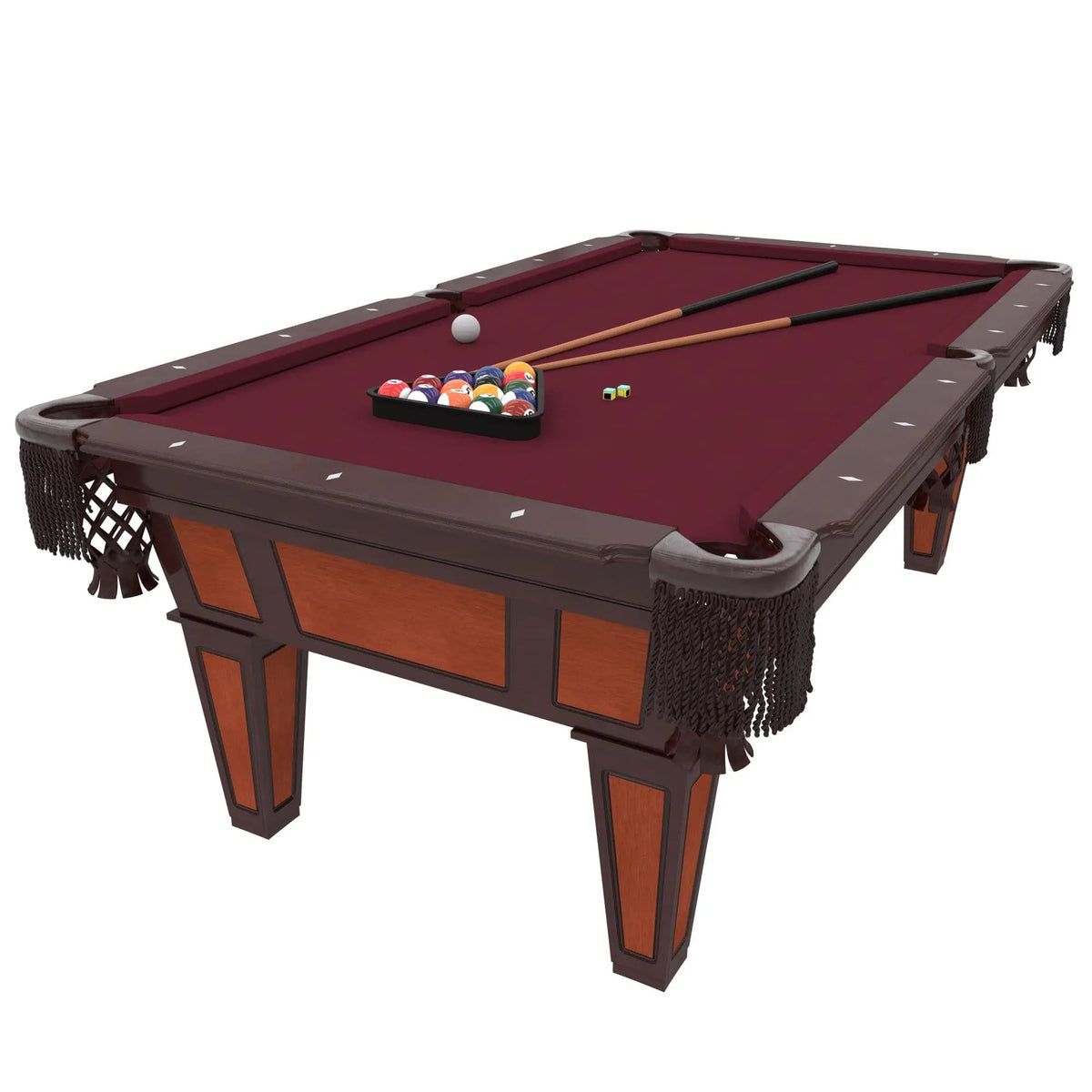 Fat Cat Reno 7.5 ft Diamond Billiard Table with Accessories.