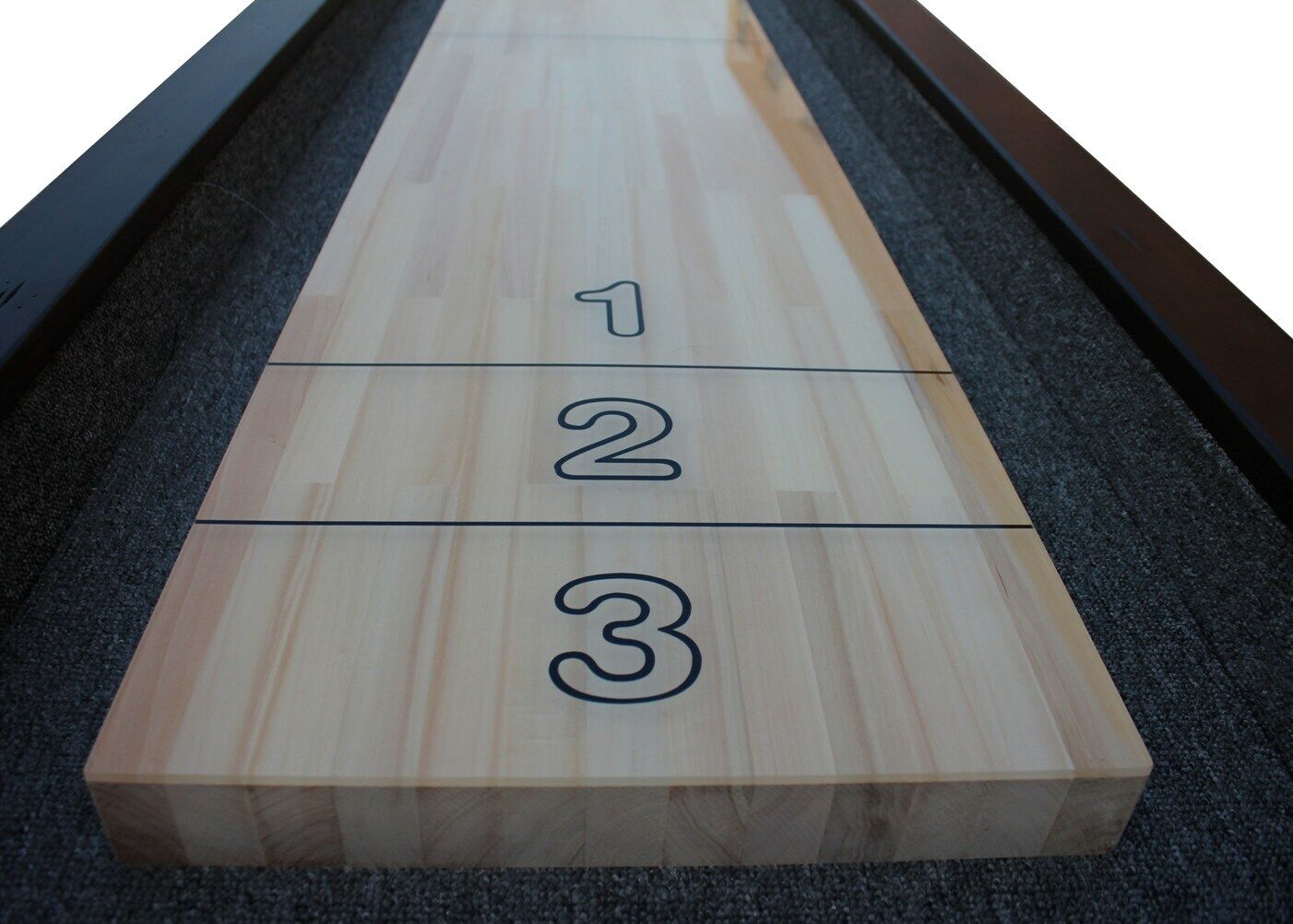 "The Rustic" Shuffleboard Table by Berner Billiards in Walnut - Planet Game Rooms