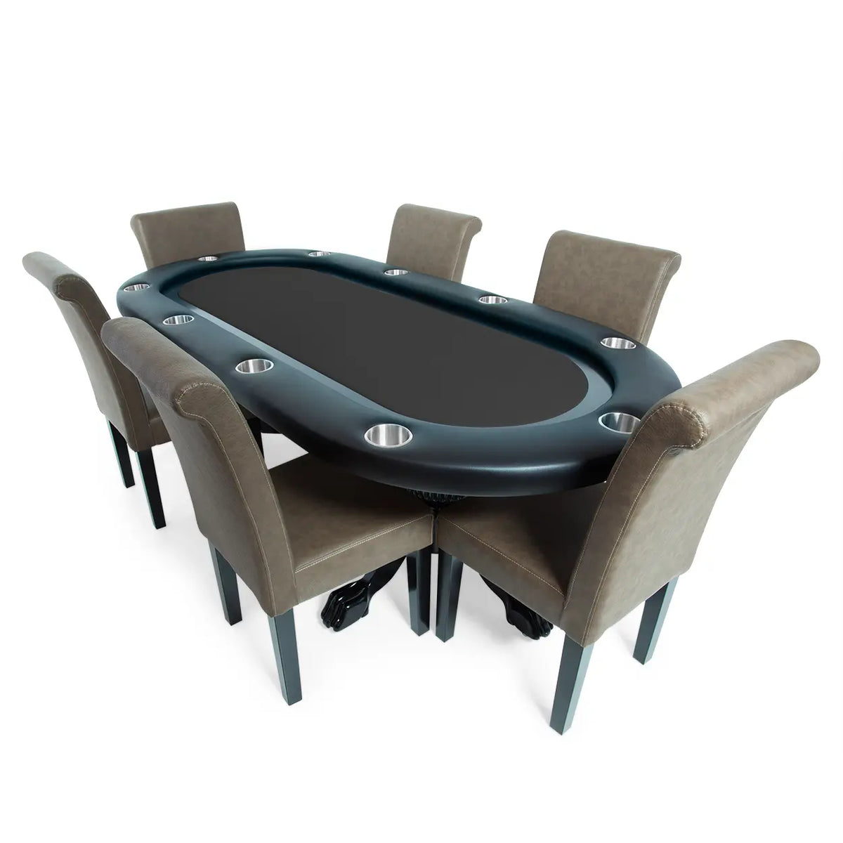 BBO The Elite Poker Table With Black Racetrack.