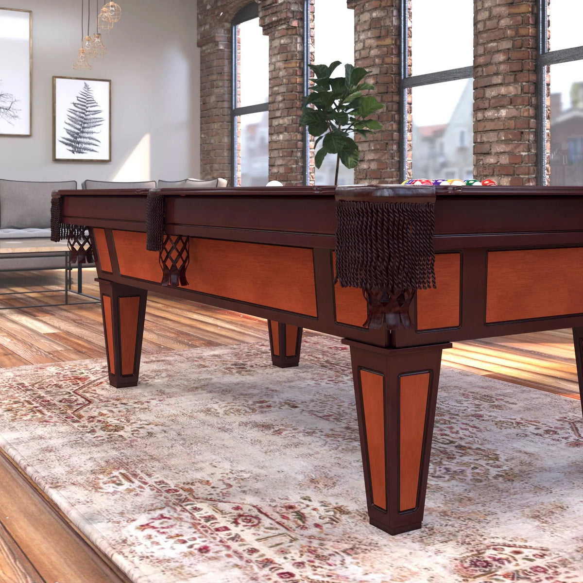 Fat Cat Reno 7.5 ft Diamond Billiard Table with Accessories.